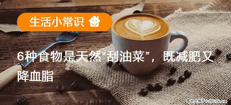 【生活小常识】6种食物是天然“刮油菜”,既减肥又降血脂 - 潮州生活资讯 - 潮州28生活网 chaozhou.28life.com